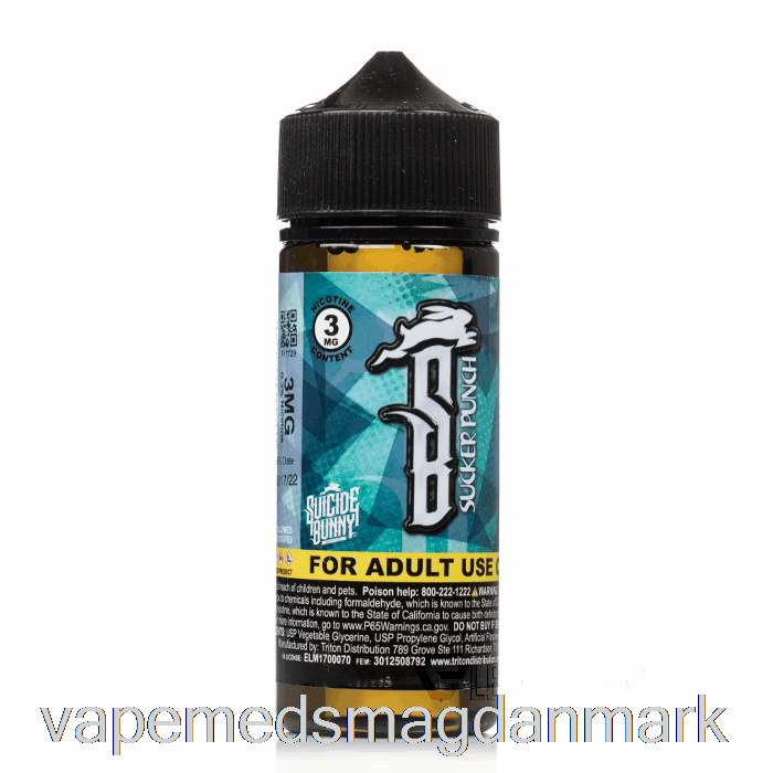 Vape Med Smag Sucker Punch - Selvmordskanin - 120ml 0mg